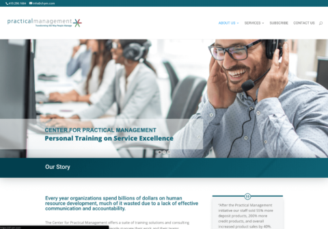 Center For Practical Management website
