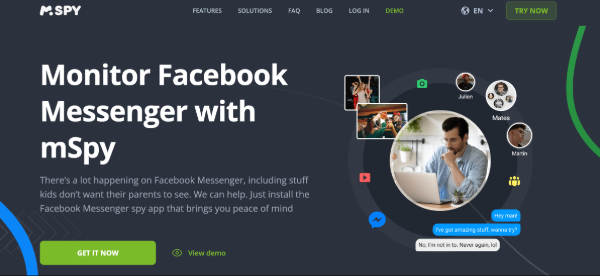 Monitor Facebook Messenger with mSpy