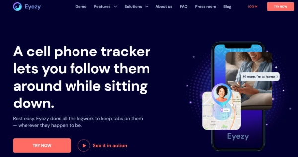 A cell phone tracker lets you follow them around while sitting down.
